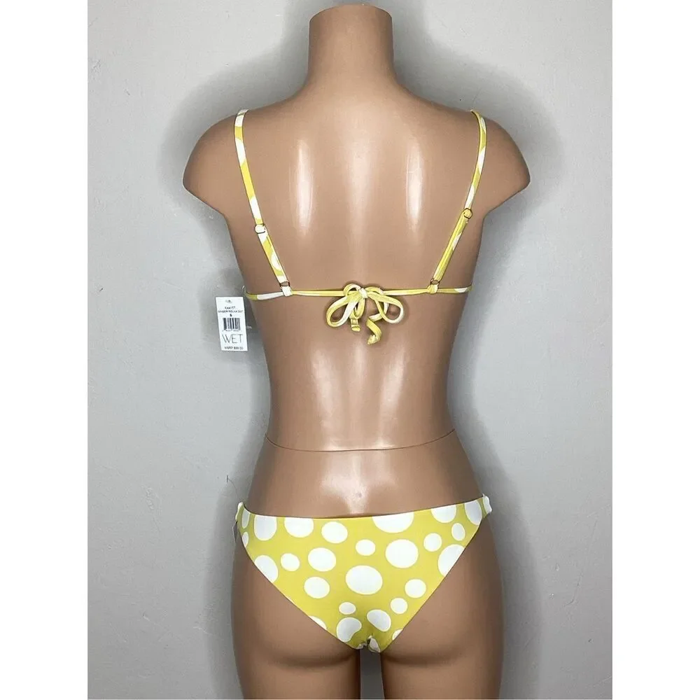 New. WET L.A. polka dot bikini. Large. Retails $166